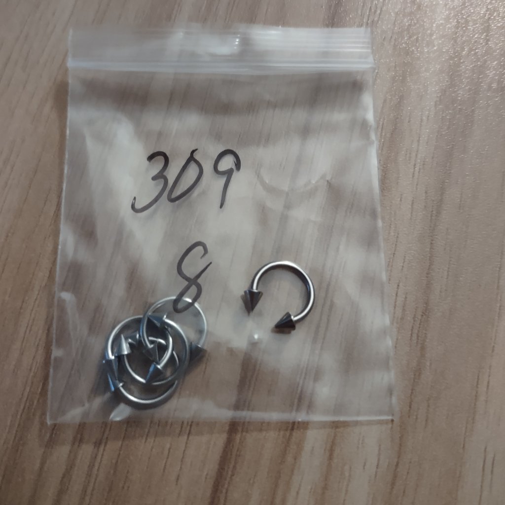 Surgical Steel Horseshoe With Arrow Tips  Size 8